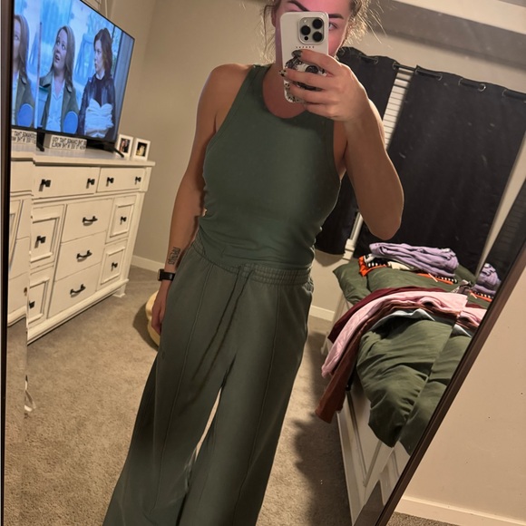 PINK Victoria's Secret Olive Sweatshirt - Picture 2 of 2